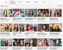 Jasmina creates personal vlogs, makeup tutorials and challenge videos on her YouTube channel.